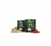 NUEVO Lata Perro JUNIOR: Pollo y Ternera, 800 g, Perro