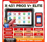 Nuevo LAUNCH X-431 PRO3 V + ELITE herramienta de diagnóstico de coche escáner automotriz profesional herramientas de escaneo automático SmartLink C Global Version