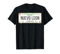 Nuevo León Monterrey Mexico License Plate Vacation Beach Camiseta