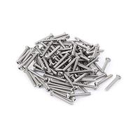 Nuevo M3 x Destacados 22 mm 304 Acero inoxidable eficacia confiable Tornillos de cabeza botón hexagonal 100 piezas