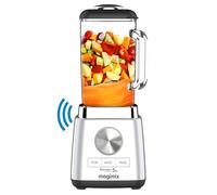 *NUEVO* Magimix Blender Power Licuadora Profesional 5XL Connect - Licuadora eléctrica, picadora, licuadora para batidos, batidora de sopa, picadora multifunción - Cuenco de cristal - Cromo