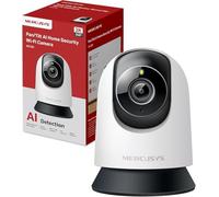 [Nuevo] MERCUSYS MC230 3K 5MP Cámara de Vigilancia Interior 360°, WiFi 2.4GHz, Visión Nocturna, Audio bidireccional, Detección de IA, Compatible con Alexa|Google|Samsung, Tarjeta MicroSD hasta 512 GB