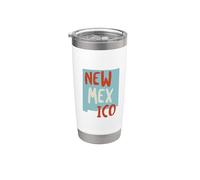 Nuevo México Estados Unidos, NM Estado de Nuevo México Souvenir Vaso térmico de acero inoxidable de doble pared