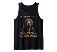 Nuevo México Territorio Animal El Oso De Color Negro Camiseta sin Mangas