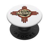 Nuevo México Zia Símbolo Sol PopSockets PopGrip Adhesivo