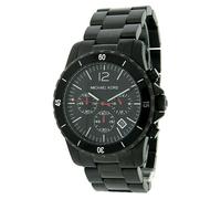 Nuevo Michael Kors Acero Inoxidable Negro Ion Chapado Cronógrafo WATCH-MK8161