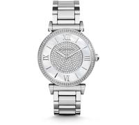 Nuevo Michael Kors Mk3355 Mujeres `s Catlin pulsera de plata Correa Watch Uk Seller