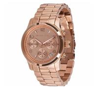 Nuevo Michael Kors Oro Rosa Acero Inoxidable Cronógrafo Mediano WATCH-MK5128
