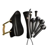 Nuevo modo de juego de accesorios for Viola, Hardware instalado, clavijas de reposacabezas, pieza trasera con abrazadera, corcho Finetune(Light green)