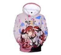 Nuevo Mushoku Tensei: Isekai Ittara Honki Dasu 3D Impreso con Capucha Hombres y Mujeres Pop Causal Mangas Largas Sudaderas Tops de Gran tamaño
