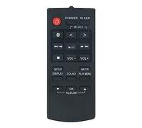 Nuevo N2QAYB001215 Mando a Distancia de Repuesto para Panasonic SA-AKX320E-K SA-AKX320GN-K SA-AKX320GS-K SA-AKX520E-K SC-TMAX20GSK SC-TMAX40E-K SC-TMAX40GW-K SC-UA30 SC-UA30E-K SC-UA30GSXK SC-UA30GW-K