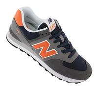 new balance Zapatillas deportivas bajas '574' navy / gris / naranja / blanco, Talla 40,5-41