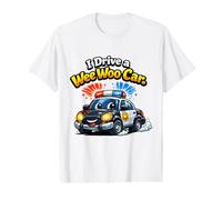 Nuevo Oficial de policía I Drive A Wee Woo Car Funny Patrol Cop Camiseta gráfica económica