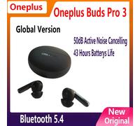 Nuevo OnePlus Buds Pro 3 versión Global TWS auricular Bluetooth 50dB cancelación de ruido Audio espacial AI llamada clara para Oneplus 12 12R Black