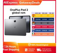 Nuevo OnePlus Pad 2 Global Rom WIFI Snapdragon 8 Gen 3 9510mAh 67W SUPERVOOC carga de Flash pantalla LCD de 12,1 pulgadas 144Hz 303PPI NFC Deep Space Gray 8GB 256GB