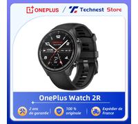 Nuevo OnePlus Watch 2R Global Version Smart Watch 1.43» AMOLED Snapdragon W5 Chipset Hasta 100h de Batería Google Wear OS 4 NFC Gunmetal Gray