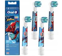 NUEVO Oral-B cepillos de repuesto Spiderman EB-10s puntas 4 piezas