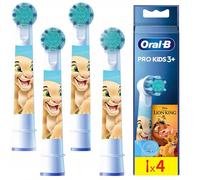 NUEVO Oral B Cepillos EB10s Kids 3plus Lion King Paquete de 4