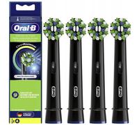 NUEVO Oral B CrossAction cepillos insertables negro 4 piezas cabezales de rep...