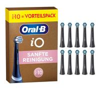 Oral-B Series iO Gentle Care Cabezales De Recambio Originales, Pack de 10 Recambios Negros Para Cepillos De Dientes Eléctricos Oral B iO, Cepillado Suave, Apto Para Encías Sensibles