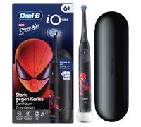 Oral-B iO Kids 6+ Marvel Spiderman - Cepillo de dientes eléctrico (incluye 1 cabezal, 1 estuche de viaje, temporizador de música y 3 modos con modo Super Sensitiv), para niños a partir de 6 años
