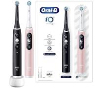 NUEVO Oral B iO Series 6 Cepillo de Dientes Eléctrico Doble Pack Negro Rosa I...