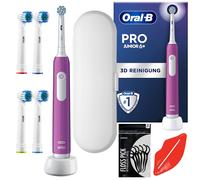 NUEVO Oral B Junior Pro 6 Plus Cepillo de dientes eléctrico Morado Estuche de...