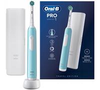 NUEVO Oral-B Pro Series 1 cepillo de dientes eléctrico azul con estuche de viaje