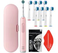 NUEVO OralB Cepillo de Dientes Eléctrico Pro 3 3000 Rosa con Estuche Juego de...