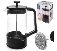 NUEVO Orion Cafetera French Press 900 ml Vidrio Negro Tetera Borosilicato