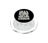 Nuevo Padre Papá Anuncio High Five Humor PopSockets PopGrip para MagSafe