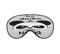 Nuevo Panda Unicorn Sleeping Eye Mask Eye Shade con correa ajustable Blindfold para viajes en avión