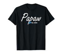 Nuevo Papaw of a Baby Boy Establecido en 2026 Camiseta