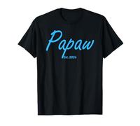 Nuevo Papaw of a Baby Boy Establecido en 2026 Camiseta