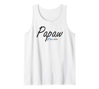Nuevo Papaw of a Baby Boy Establecido en 2026 Camiseta sin Mangas