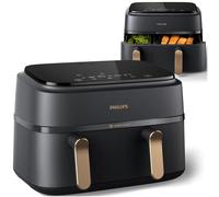 NUEVO Philips AirFryer Ovi NA35200 doble cesta Rapid Air Plus 8 programas