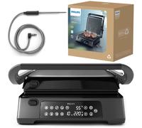 NUEVO Philips Barbacoa Eléctrica Serie 7000 HD6307/70 2200W 8 Programas...
