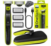 NUEVO Philips OneBlade 360 QP2724 23 recortadora afeitadora con estuche USB W...