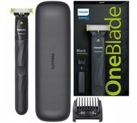 NUEVO Philips OneBlade afeitadora QP1424 65 estuche recortadora de barba en s...