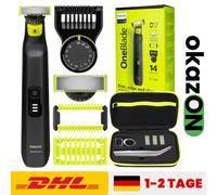 NUEVO Philips OneBlade Pro 360 QP6542 15 Afeitadora Cara Cuerpo Estuche...