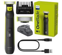 NUEVO Philips OneBlade Pro QP6506 15 Recortadora de Barba Afeitadora Impermea...