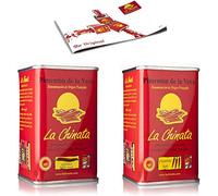 Nuevo Pimentón de La Vera Ahumado pack La Chinata lata Agridulce 160g y lata 160g Picante