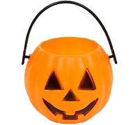 Nuevo producto Decoración de Halloween Adornos de calabaza Mini cubo de calabaza portátil no brillante Linterna de calabaza Diseño inteligenteDeft ha sido procesado