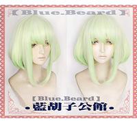 Nuevo PROMARE Mad Burnish Lio Fotia 35cm Gradiente Corto Recto Pelo sintético resistente al calor Anime Cosplay Peluca + Gorra de peluca