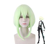 Nuevo Promare Mad Burnish Lio Fotia 35Cm Gradiente Corto Recto Resistente Al Calor Pelo Sintético Anime Cosplay Peluca + Gorro De Peluca Qx-10