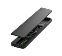 Nuevo QS22 con Herramientas de Limpieza, Reposamuñecas para Teclado, Almohadilla de Espuma Suave para Juegos de Oficina, Kit de Limpieza Negro.