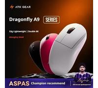 Nuevo Ratón Inalámbrico Bluetooth Atk Vxe A9 para E-Sports, Ergonómico, para Computadora y Oficina, Edición Star Flash de Tres Modos, Ratón Grande para Manos Grandes ULTRA MAX White