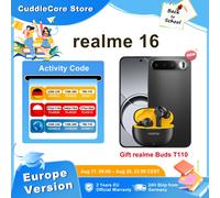 Smartphone realme 16 5G, 6GB+256GB, Pantalla AMOLED 120Hz 6,57", Batería 6550mAh, Cámara 50MP Sony IMX852, IP69Pro, Carga rápida 45W, Doble SIM, NEXTAi, Negro (Sin Adaptador)