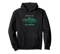 Nuevo Recuerdo del Lago New Hampshire Sudadera con Capucha