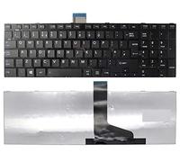 Nuevo reemplazo de teclado de portátil negro no retroiluminado del Reino Unido para portátil TOSHIBA SATELLITE L850-11D L850-11Q, L850-11V, L850-126 L850-127 con marco